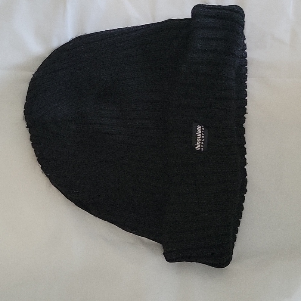 Men's Toque, Black, no tag fits all.